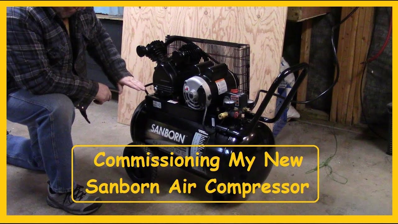 Commissioning My New Sanborn Air Compressor