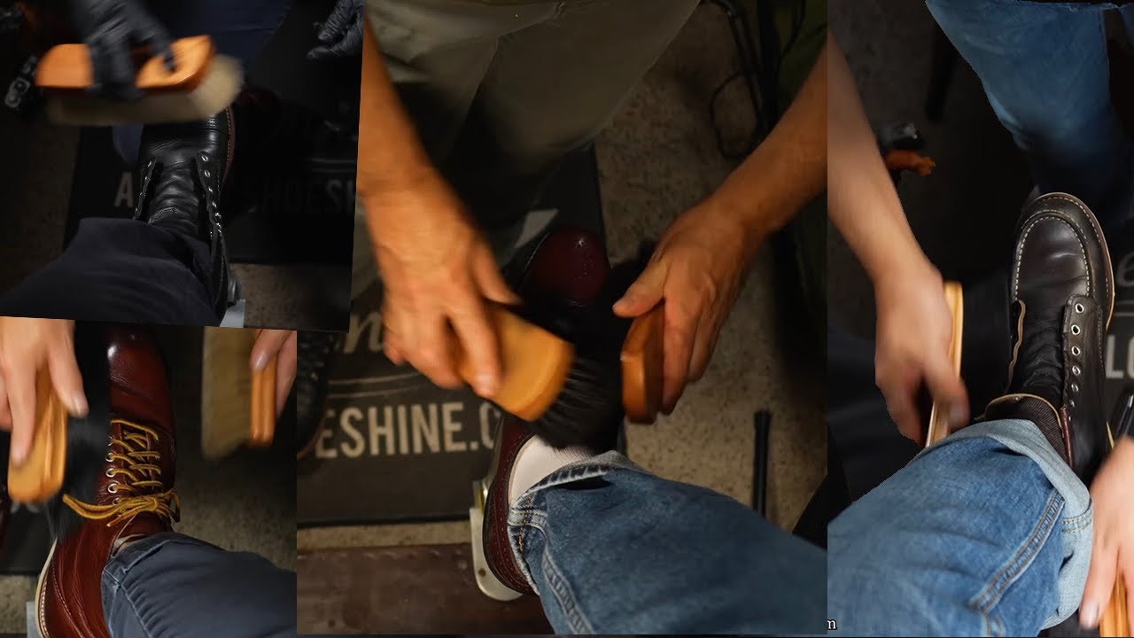 ANGELO&rsquo;S BRUSHING COMPILATION! | Angelo Shoe Shine ASMR