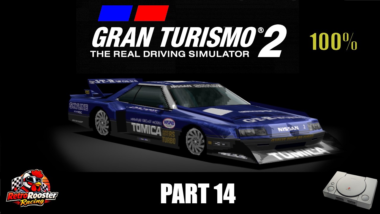 Gran Turismo 2 PS1 – The 100% Career Continues | Part 14 | Skyline Silhouette | GT300 Championship