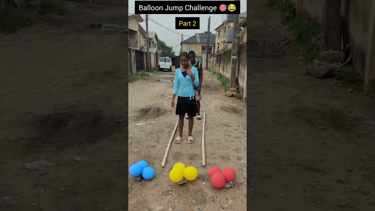Insane Balloon Jump Challenge 😱🎈 #shorts