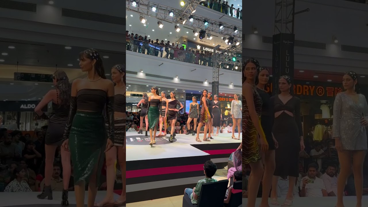 Fashion show lulu #lulumall #lulu #fashionshow #rampwalk #models #model
