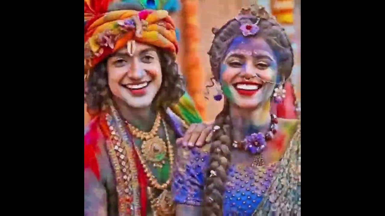 #आज ब्रज में होली रे रसिया#holi #radharani #song #shreekrishna #hori #joyradha 