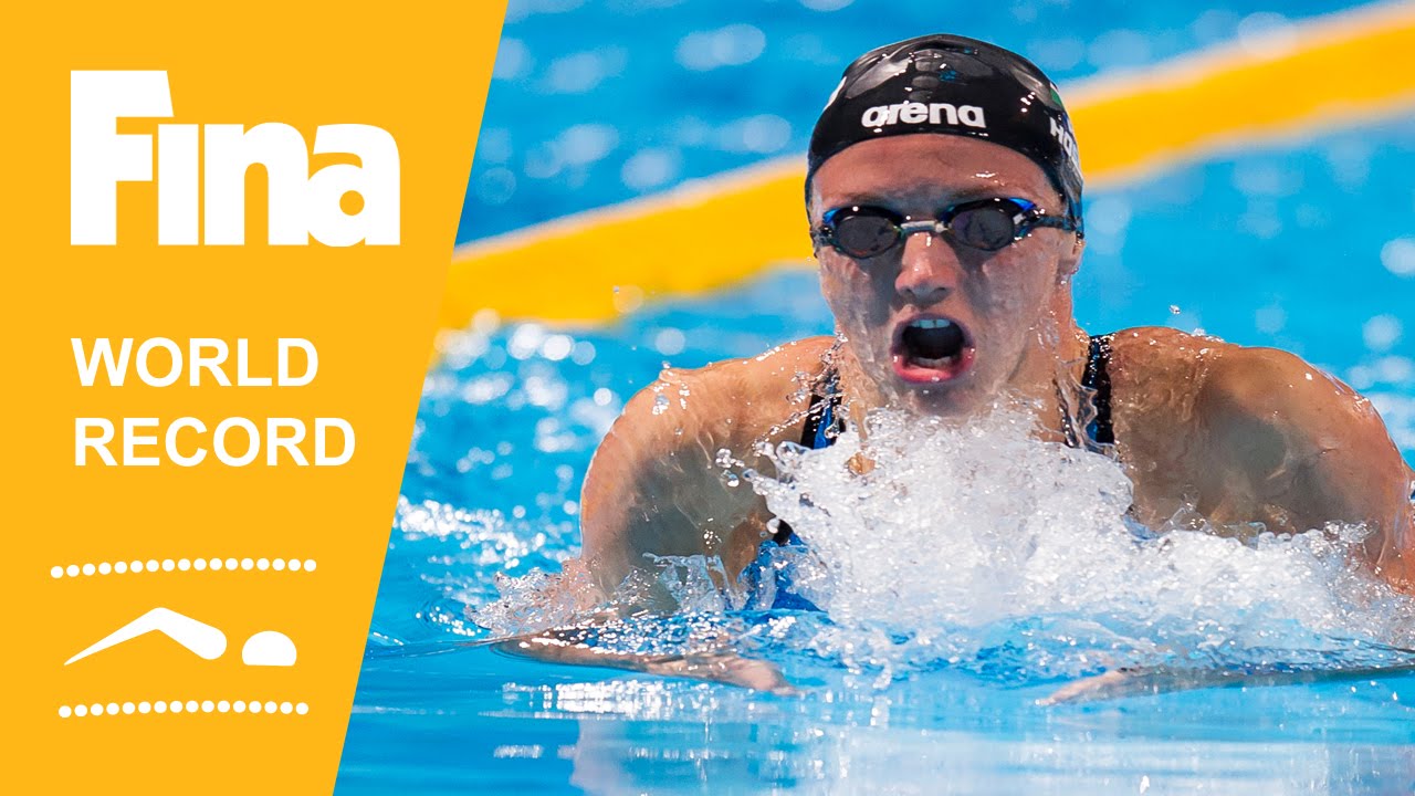 DUBAI2014: HOSSZU Katinka (HUN) WR setter in the Women's 200m Individual Medley