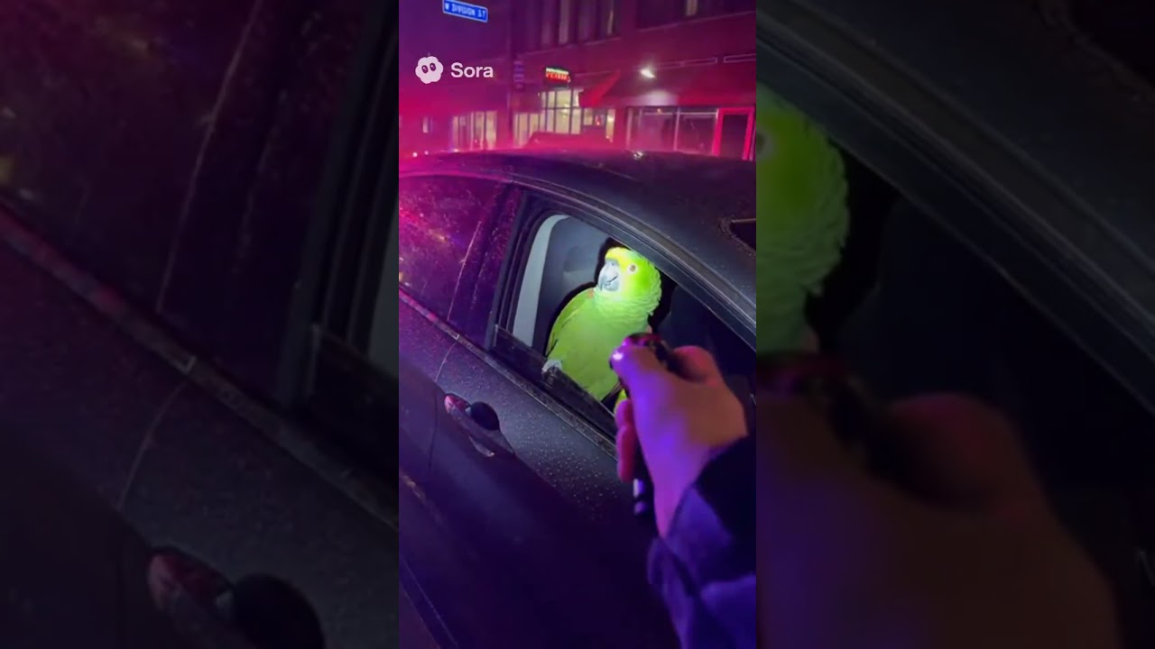 Bodycam The Parrot That Makes the Cops Lose Their Calm