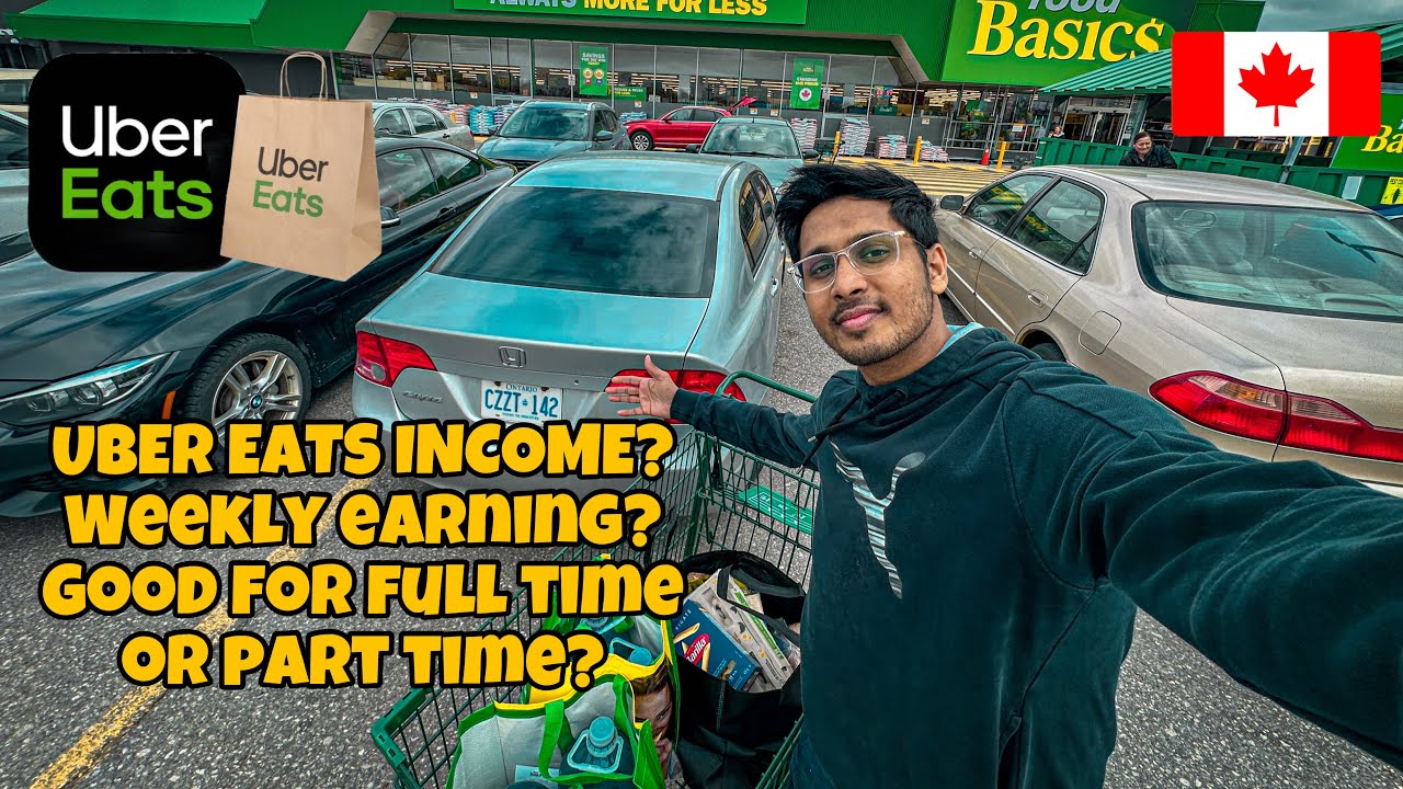 UBER INCOME IN CANADA 2025 | “8 HOURS OF UBER EATS IN CANADA 🇨🇦 |  WEEKLY EARNING IN UBER EATS