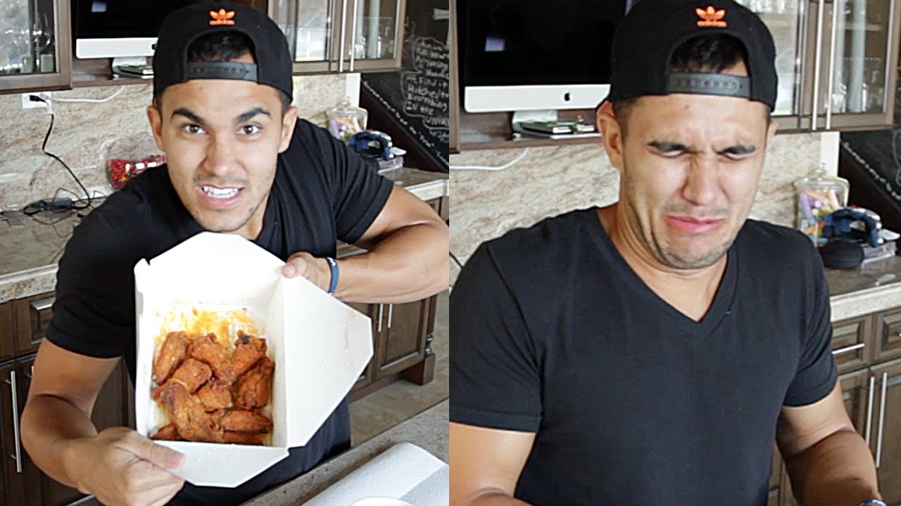 Suicide Wings Challenge with Carlos PenaVega | On Air with Ryan Seacrest