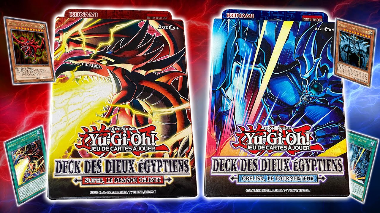 Yu-Gi-Oh! Ouverture DECKS des DIEUX ÉGYPTIENS 2021 !! (*Slifer & Obelisk*)