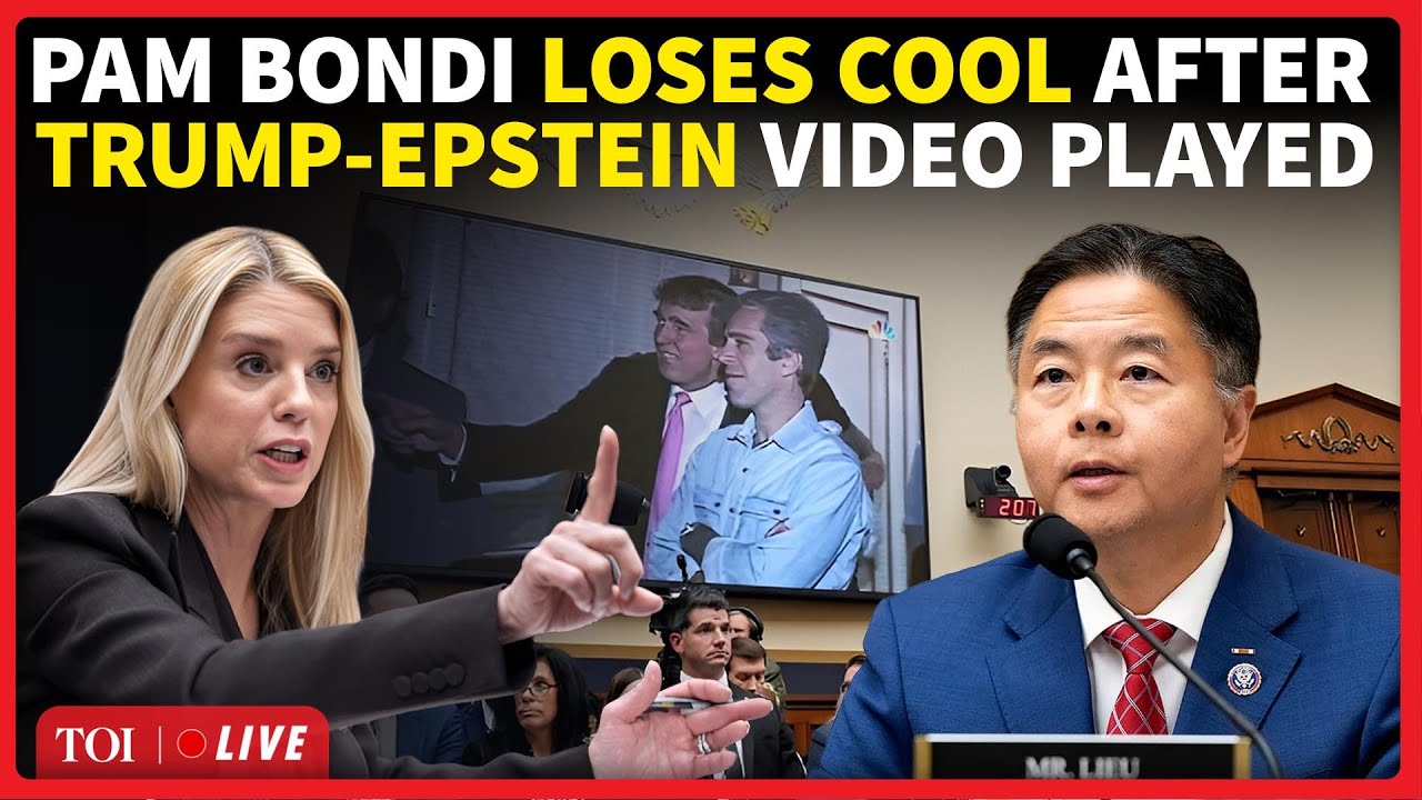'You Lied Under Oath': Rep. Ted Lieu Torches Pam Bondi After Trump-Epstein Video Played In Hearing