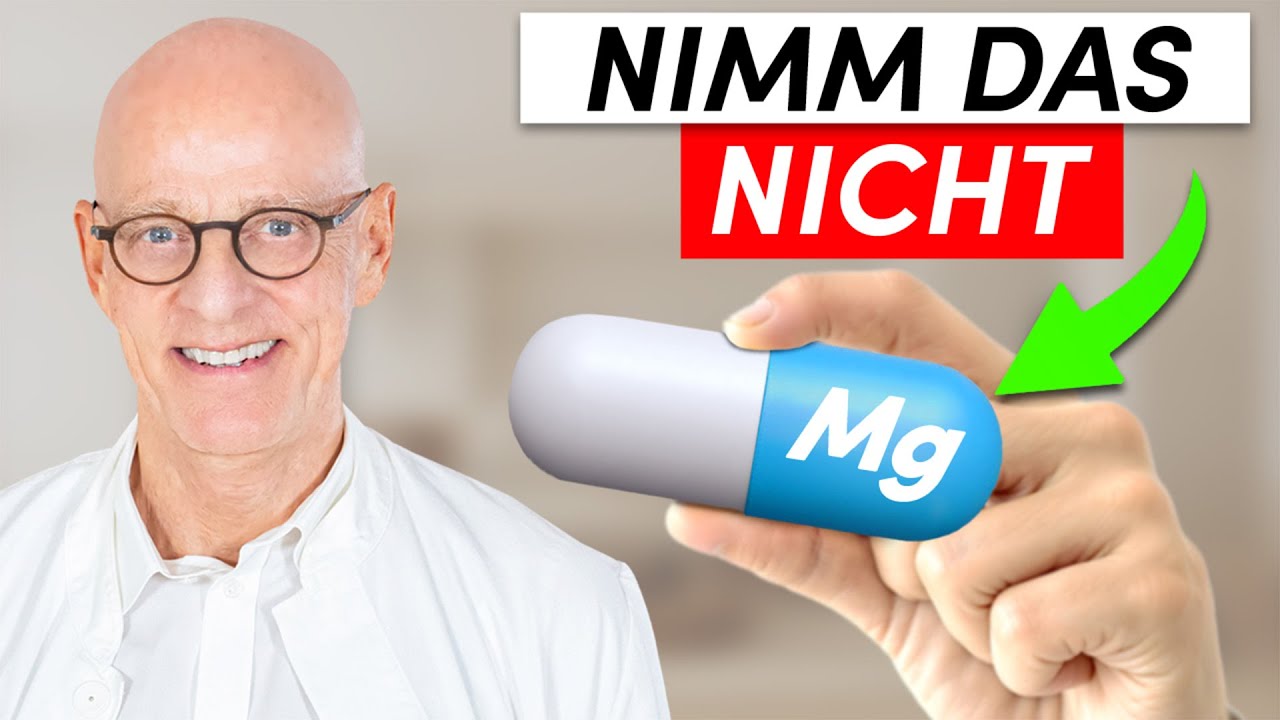 Nehmen Sie NICHT dieses Magnesium! (+das was Sie nehmen sollten)