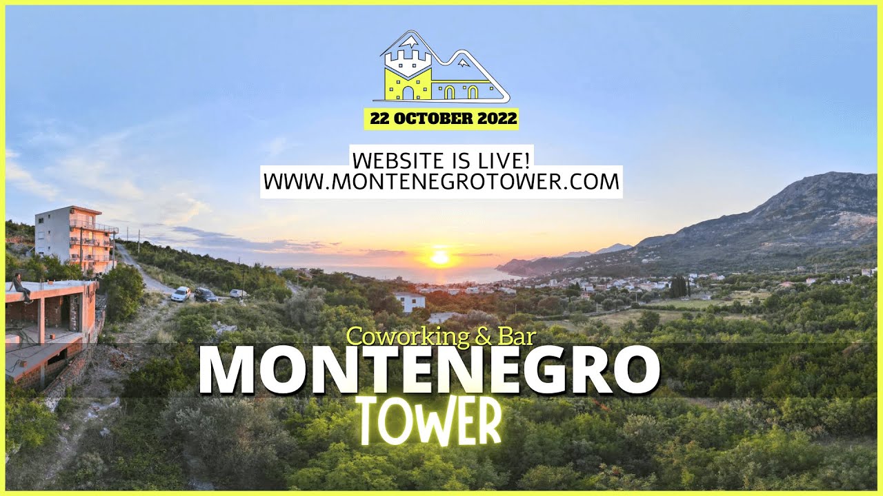 Montenegro Tower website & opening date! 🔥 (opening coworking space and bar)