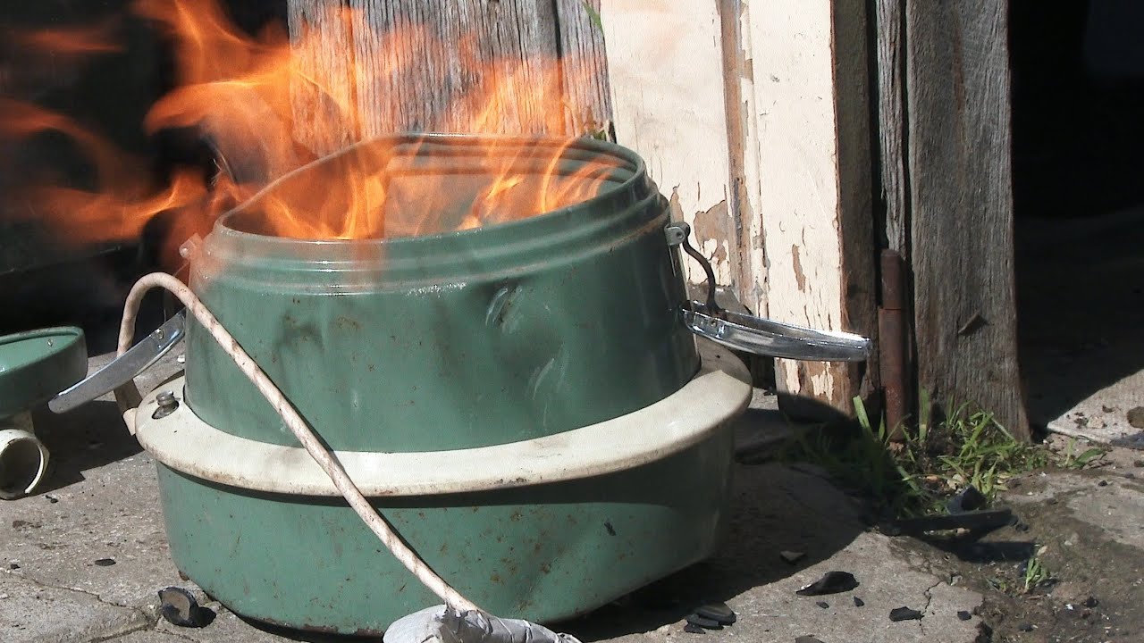 Vintage GE Canister Vacuum Abuse and Motor Burn Out