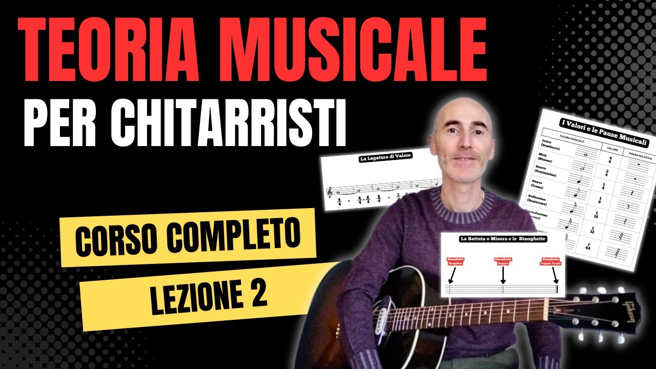 Corso Completo di TEORIA MUSICALE per Chitarristi | Lezione 2 | #corsoditeoriamusicale