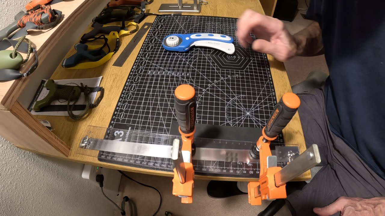 Slingshot - Cutting a Band Set and Attaching it to a Frame