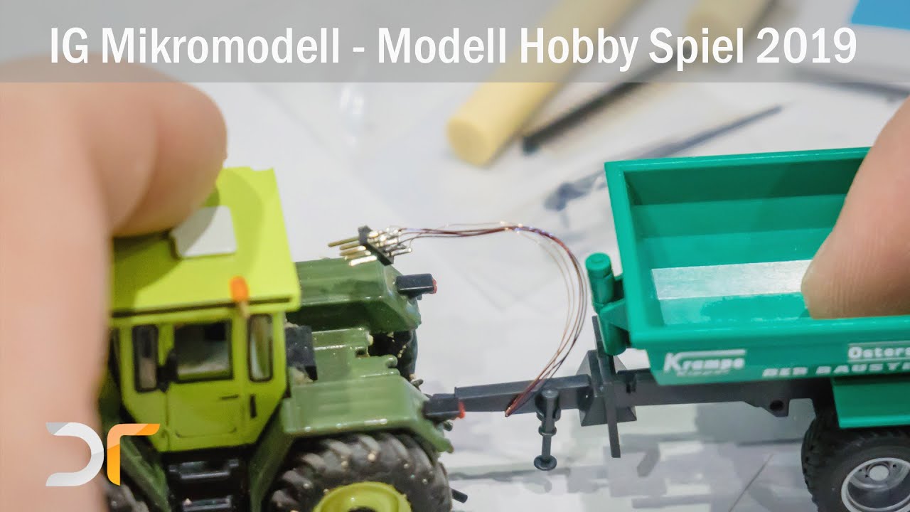 Faszinierende RC Trucks, Radlader und Bagger auf der Modell Hobby Spiel 2019 | RC 1:87
