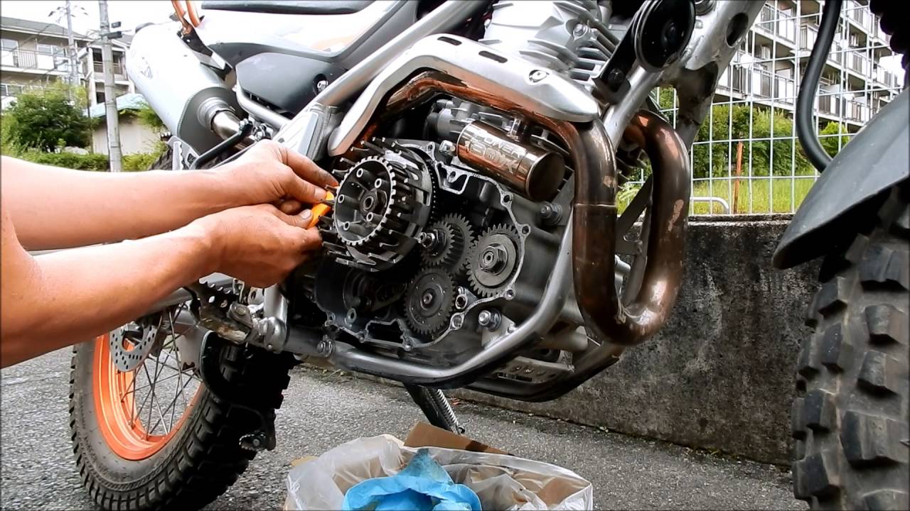 セロー２５０　クラッチ修理