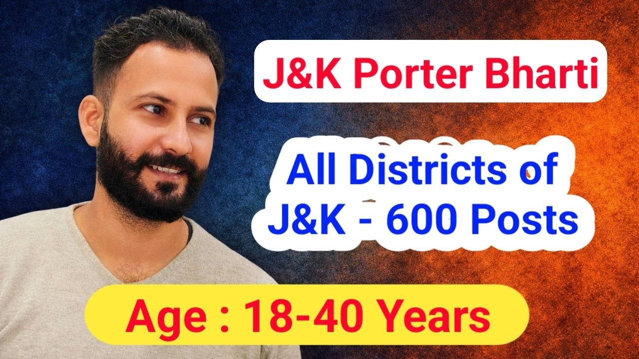 Golden Opportunity for J&K Youth &ndash; 600 Vacancies in Army Porter Company
