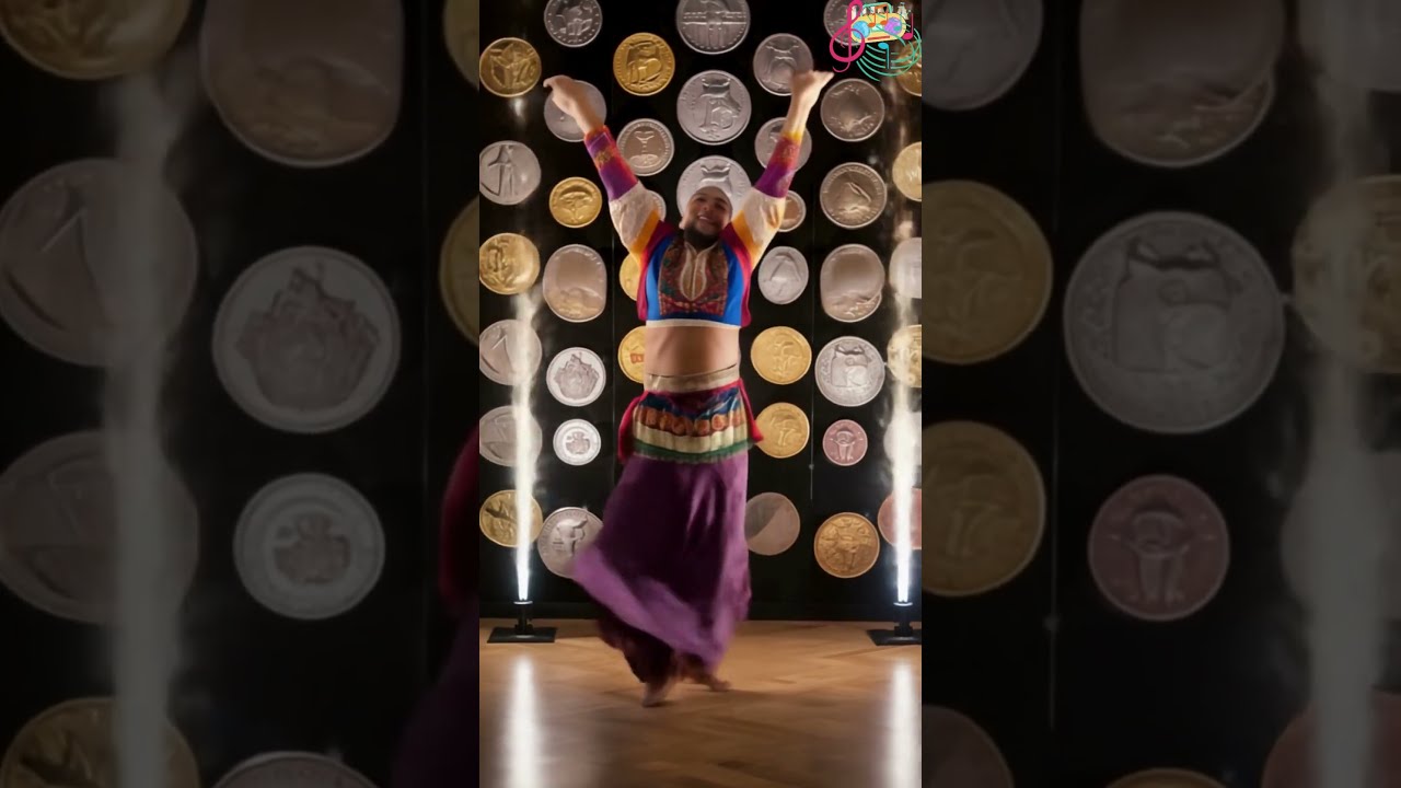 🚩Vibrant Belly Dancing at CoinTales Museum🕺💃 Art 🎨 and History 📜 Unite! ✨🪙#shorts