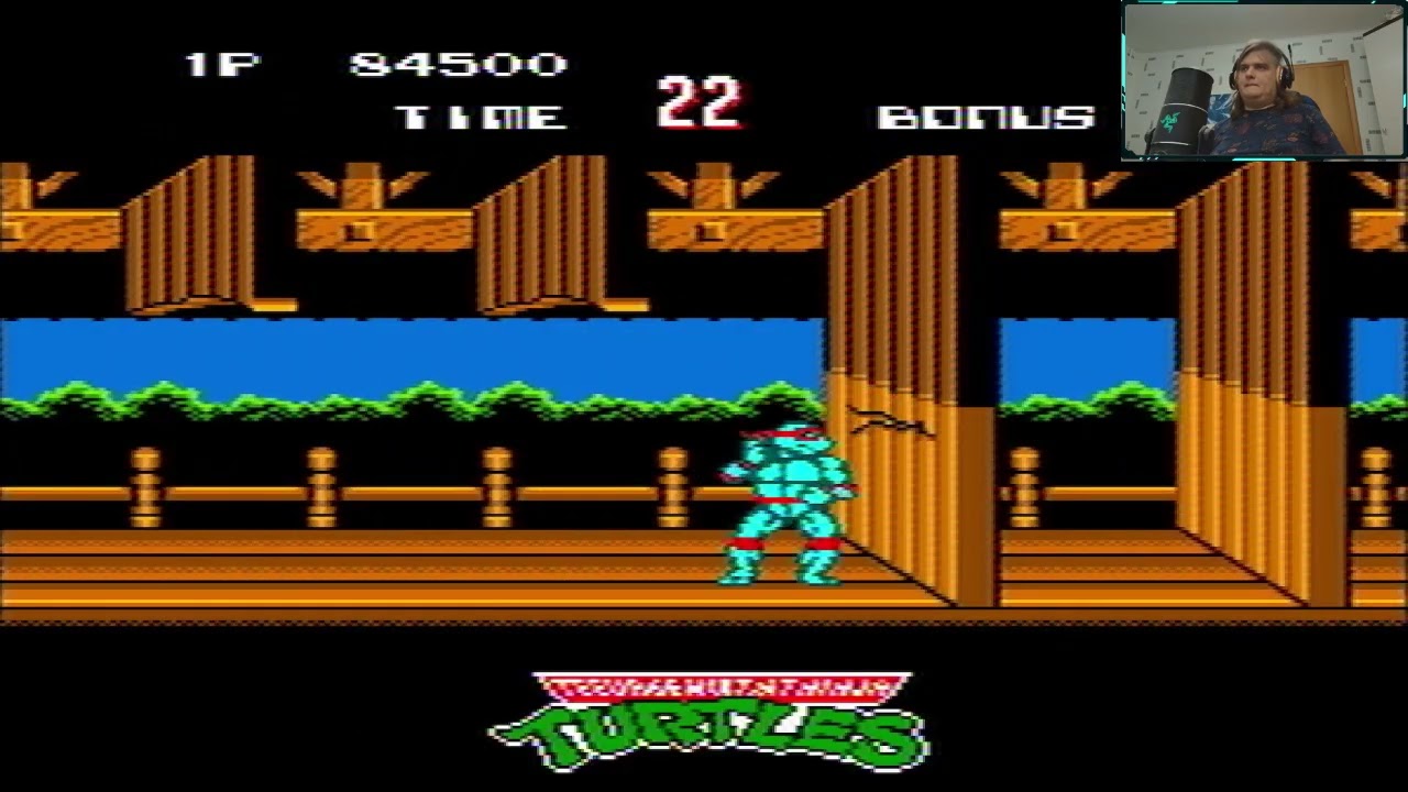 NES Teenage Mutant Ninja Turtles - Tournament Fighters Играю в игру из рулетки