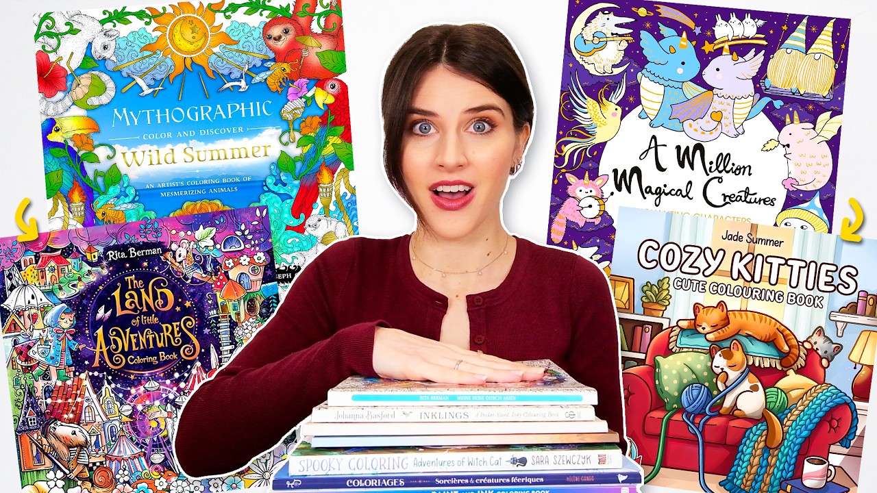 I Have 79 COLORING BOOKS in my Collection... Let's Talk About Them