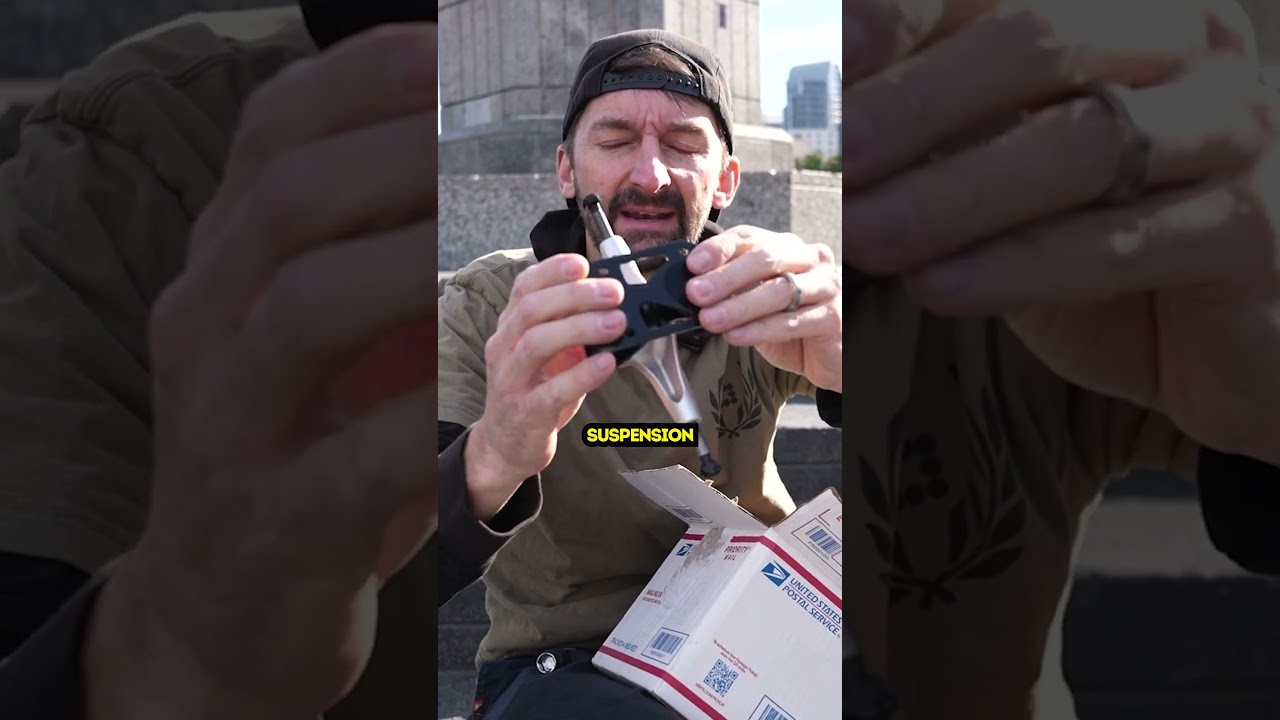 Suspension Trucks for skateboarding!?  #skateboarding #brailleskateboarding #skateboard