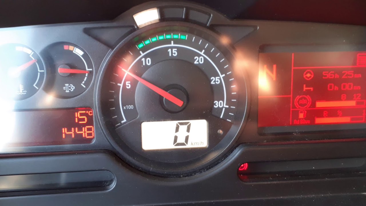 Reset renault trucks DXI mettre a zero les niveau