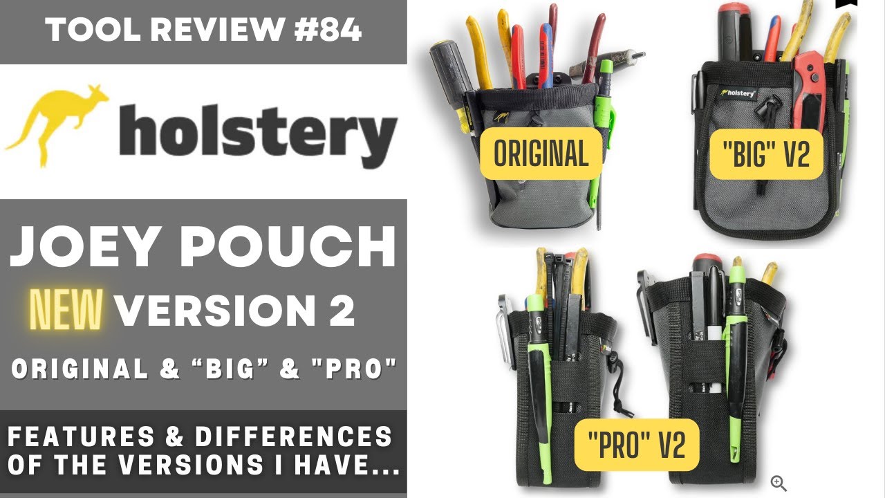 Holstery Joey Pouches, версия 2 / Оригинальные, БОЛЬШИЕ и ПРОФЕССИОНАЛЬНЫЕ / Взгляд на те, что у ...