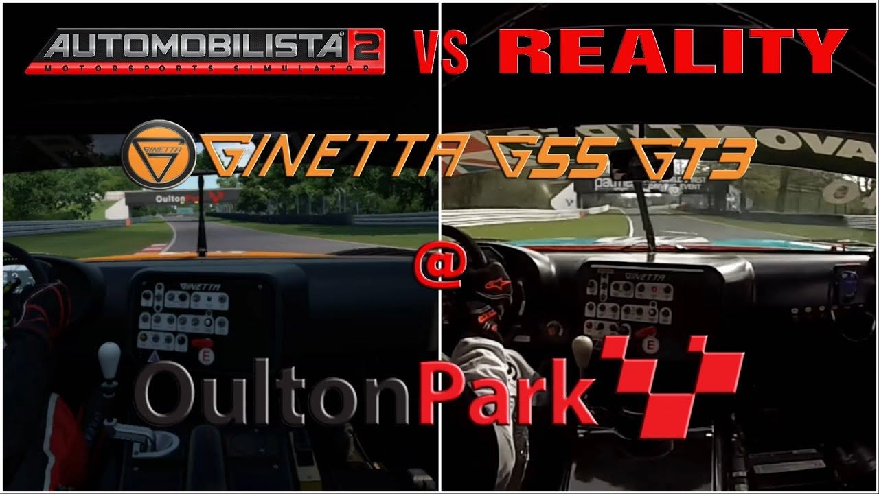 Automobilista 2 vs Reality | Ginetta G55 GT3 @ Oulton Park