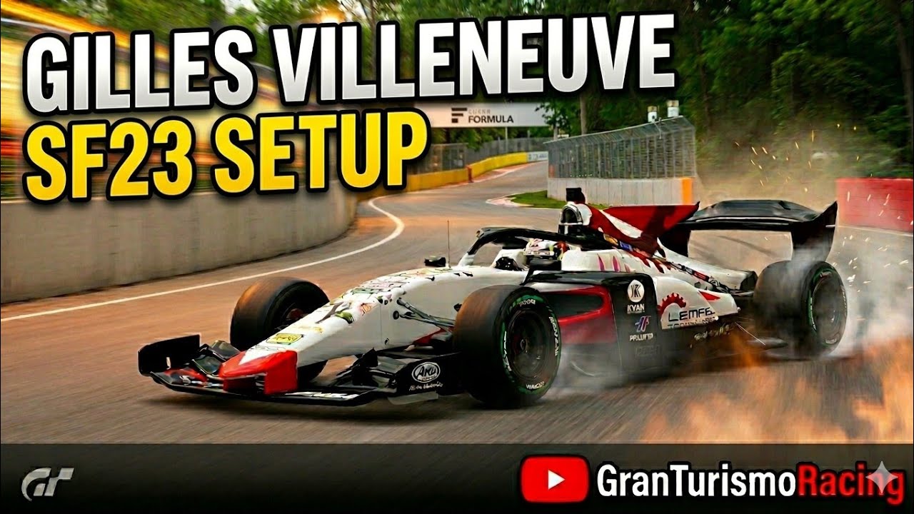 Gran Turismo 7 Super Formula SF23 Circuit Gilles Villeneuve (new track) 1.65 + setup