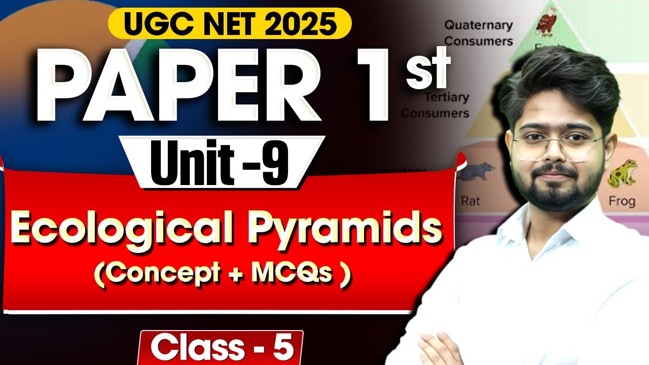 Ecological Pyramids Explained | UGC NET Paper 1 Unit 9 | Complete Guide + MCQs | Dec 2025