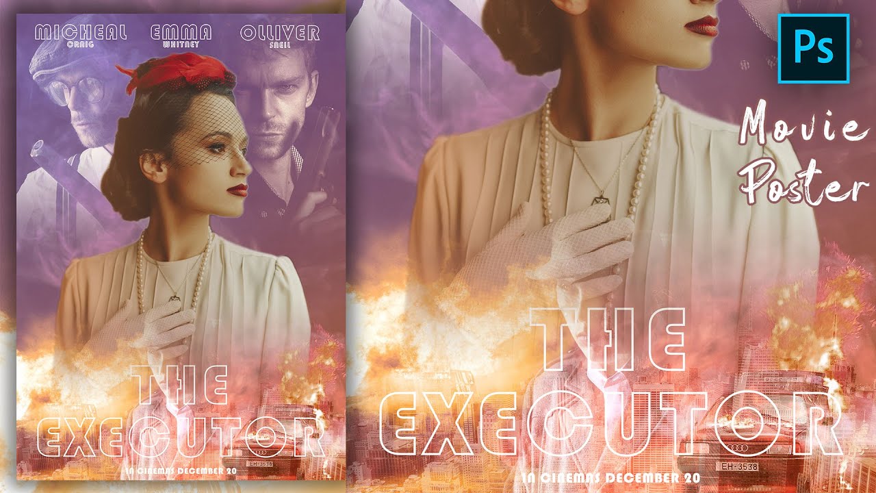 Tutorial Membuat Poster Film Dengan Adobe Photoshop CC 2019