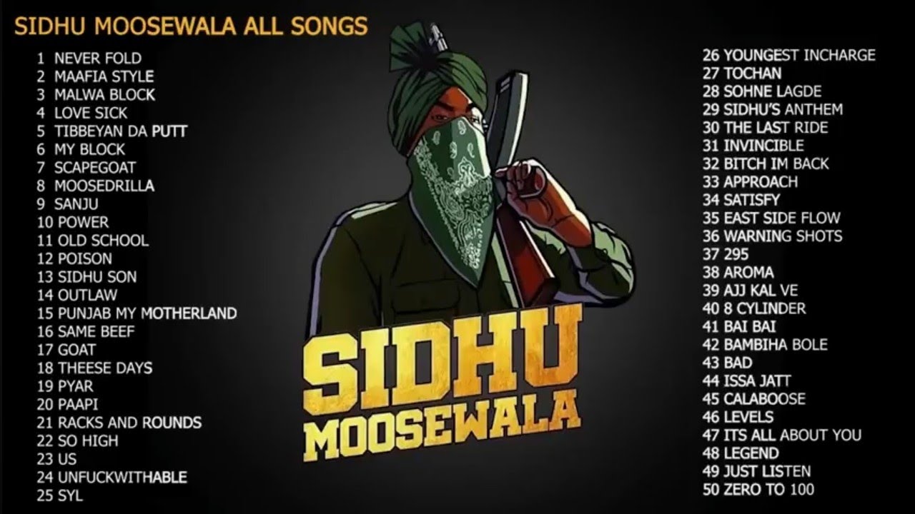 Sidhu Moosewala all songs | Punjabi Songs 2022