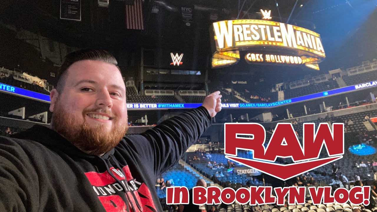 WWE Raw in Brooklyn Vlog! Elimination Chamber 2023 Go Home Show! Brooklyn, NY 02.13.23