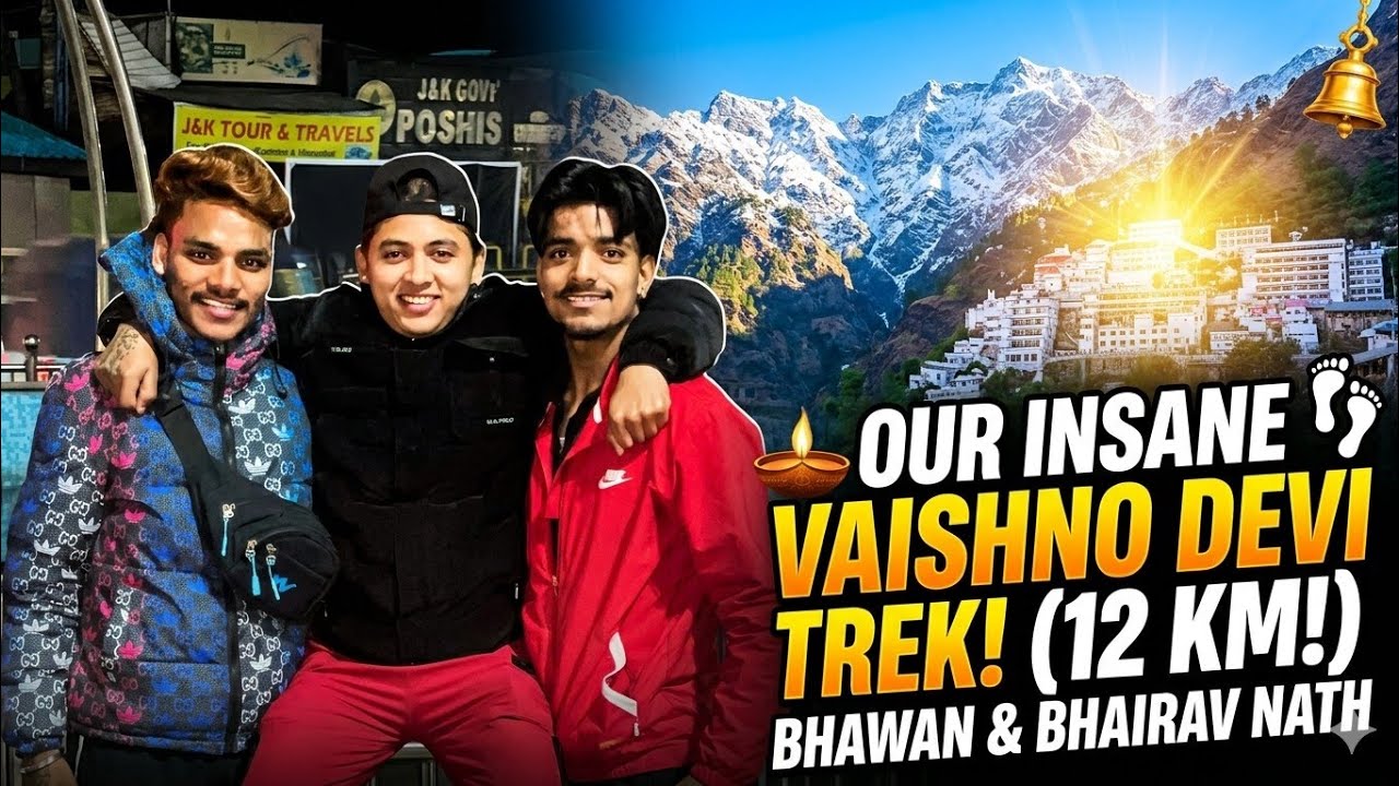 Vaishno Devi Trip Full Udham Macha Diya And Ice Bhi Dekh Li❄️ | In January Month | Nxveen Vlogs