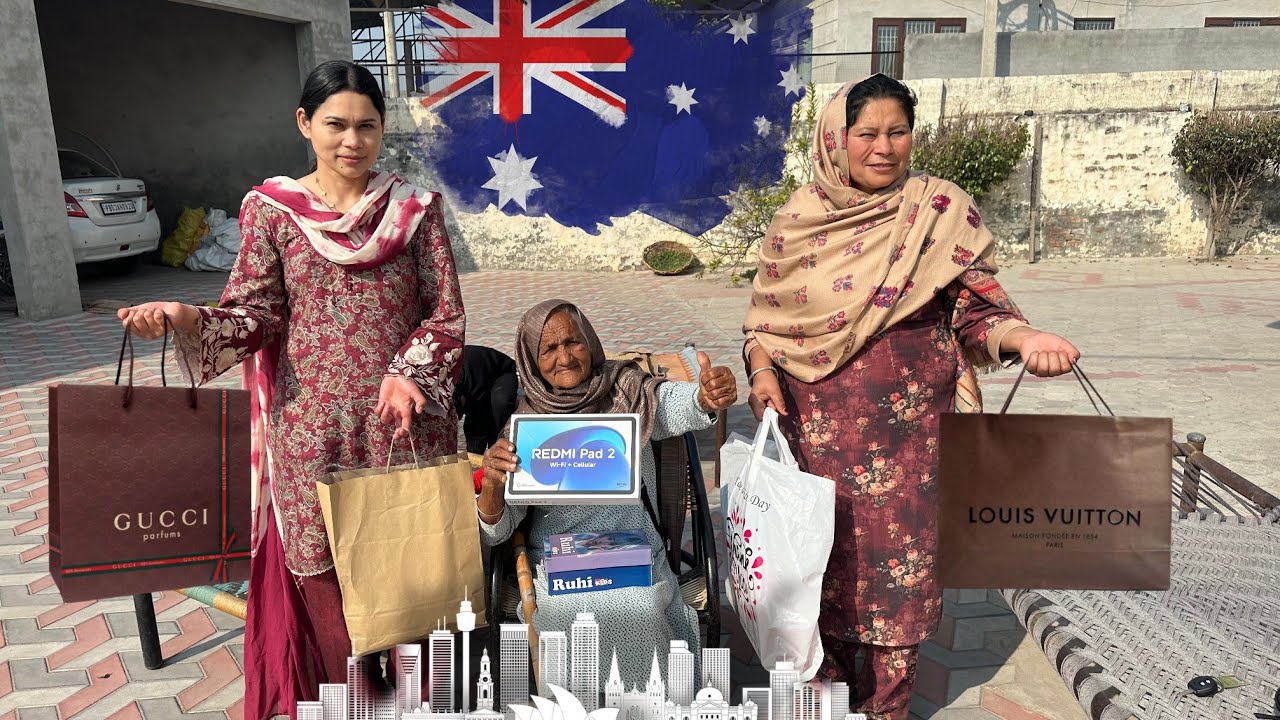 Australia ਜਾਣ ਤੋਂ ਪਹਿਲਾਂ ਮਾਸੀ ਜੀ ਨੂੰ ਕਰਾਈ ਸ਼ੌਪਿੰਗ 🛍️ @HarmanKhosa 