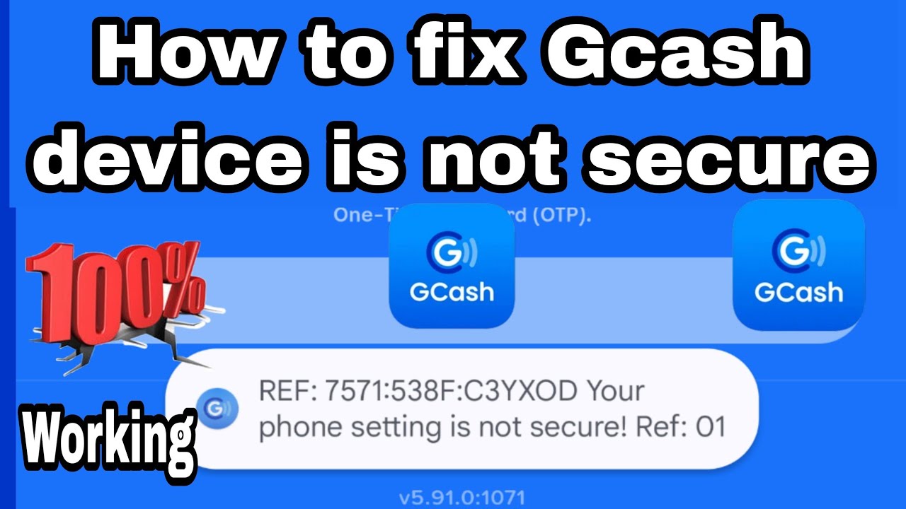 How to fix Gcash device is not secure problem | gcash your phone is not secure | gcash problem today