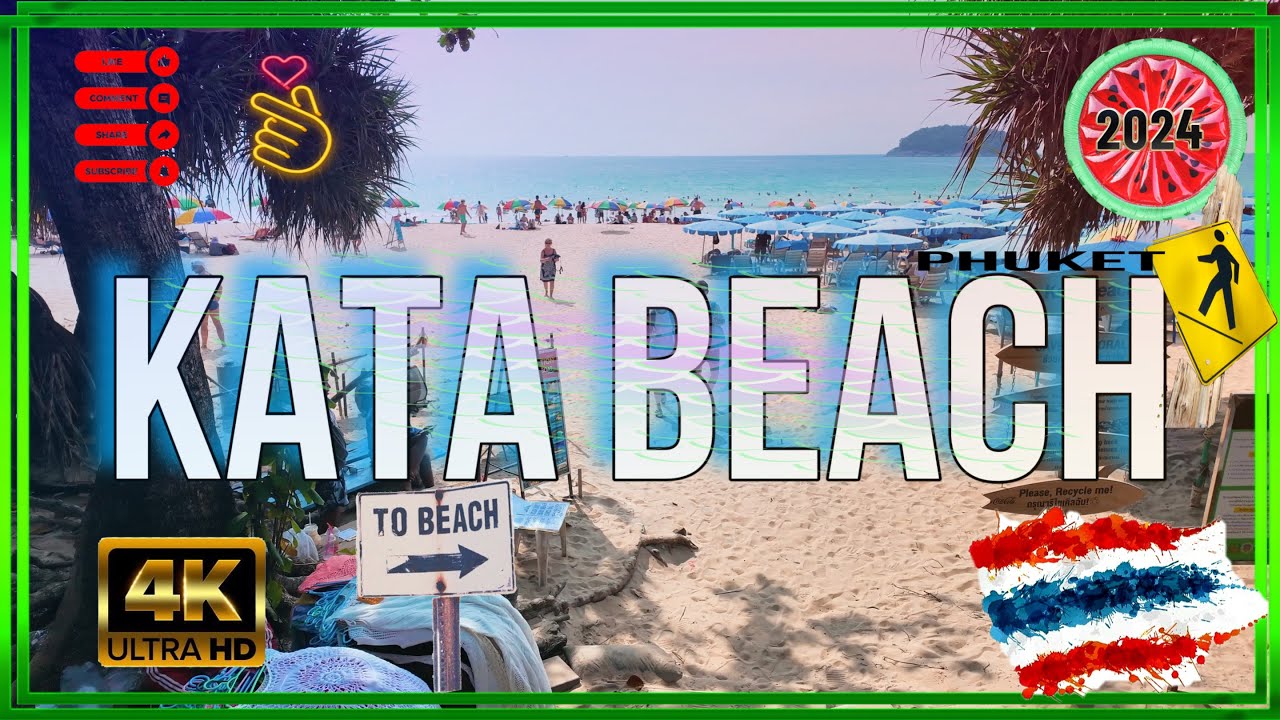 TODAY IN THAILAND WALK  TOUR KATA BEACH  PHUKET FEB 07TH 2024