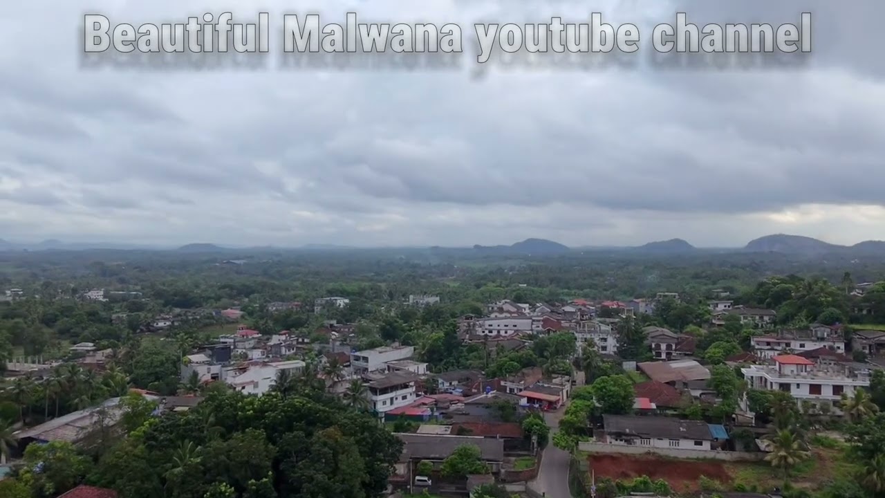 Beautiful Malwana Drone View