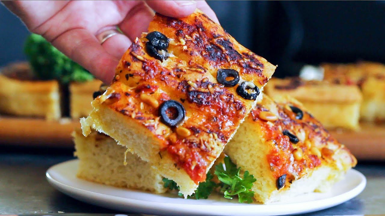 Amazingly Easy Zesty Focaccia Bread  // Kevin Is Cooking