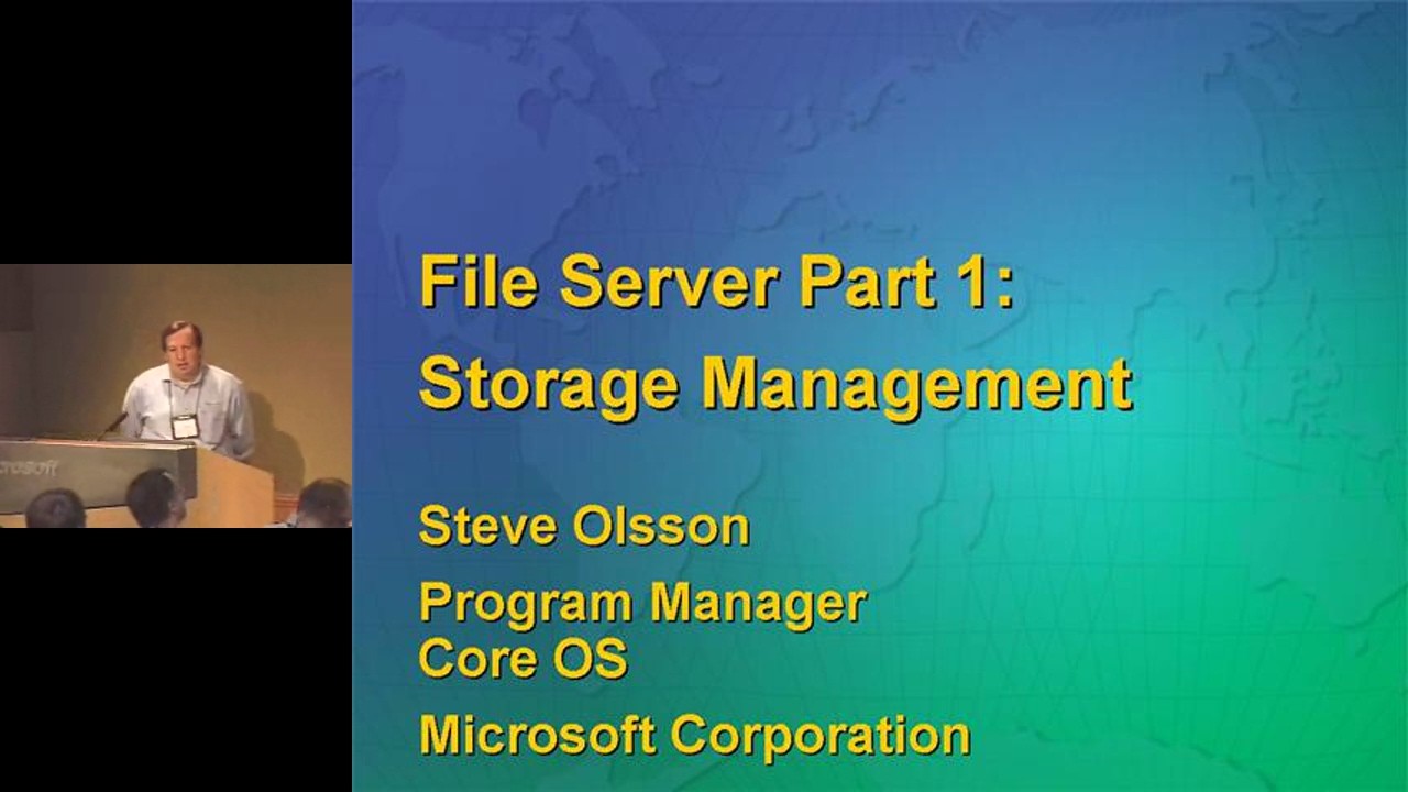 Win.NET Airlift - File Server Part 1: Storage Management - Steve Olsson - 2002/02