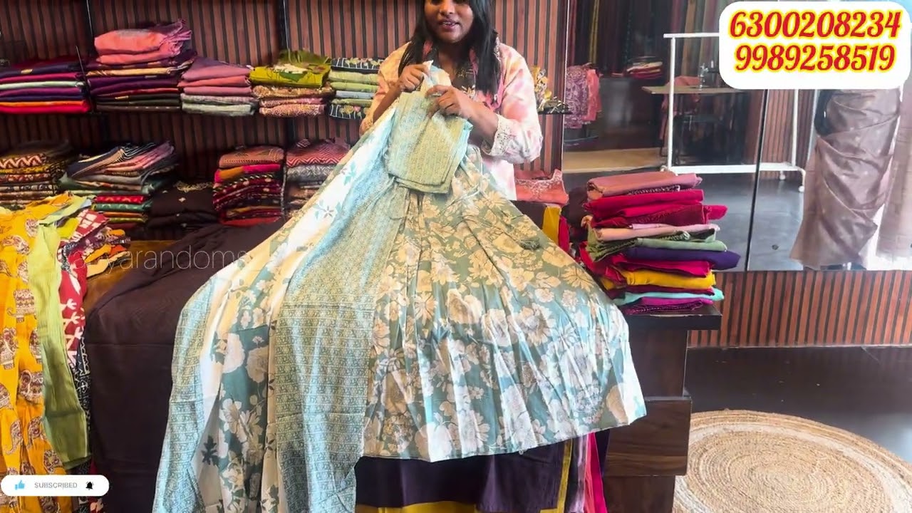 Competitive price లో Frocks & 3pc kurti sets Cottons & trending fabrics 