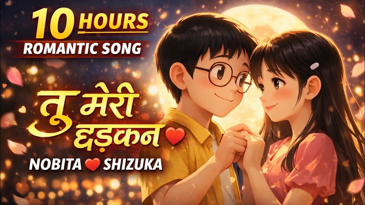 👉 तू मेरी धड़कन ❤️ |Nobita ❤️ Shizuka Romantic Love Song |new trading song|10 Hours Romantic Music 🎶