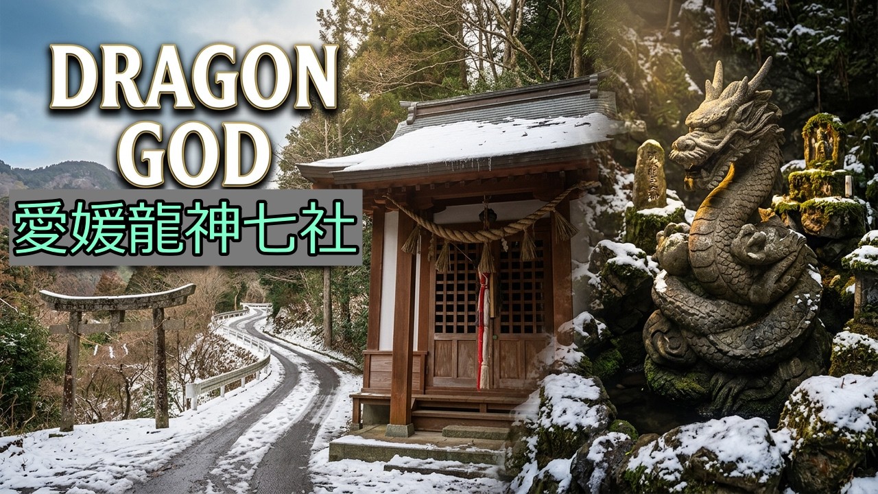 【愛媛県龍神巡礼# 9】⇒湧水龍王大神、笑かすド田舎の龍王神社、八大龍王、八釜・八大龍王宮＊Ehime Japan 9 ＊Pilgrimage to the Dragon Gods＊