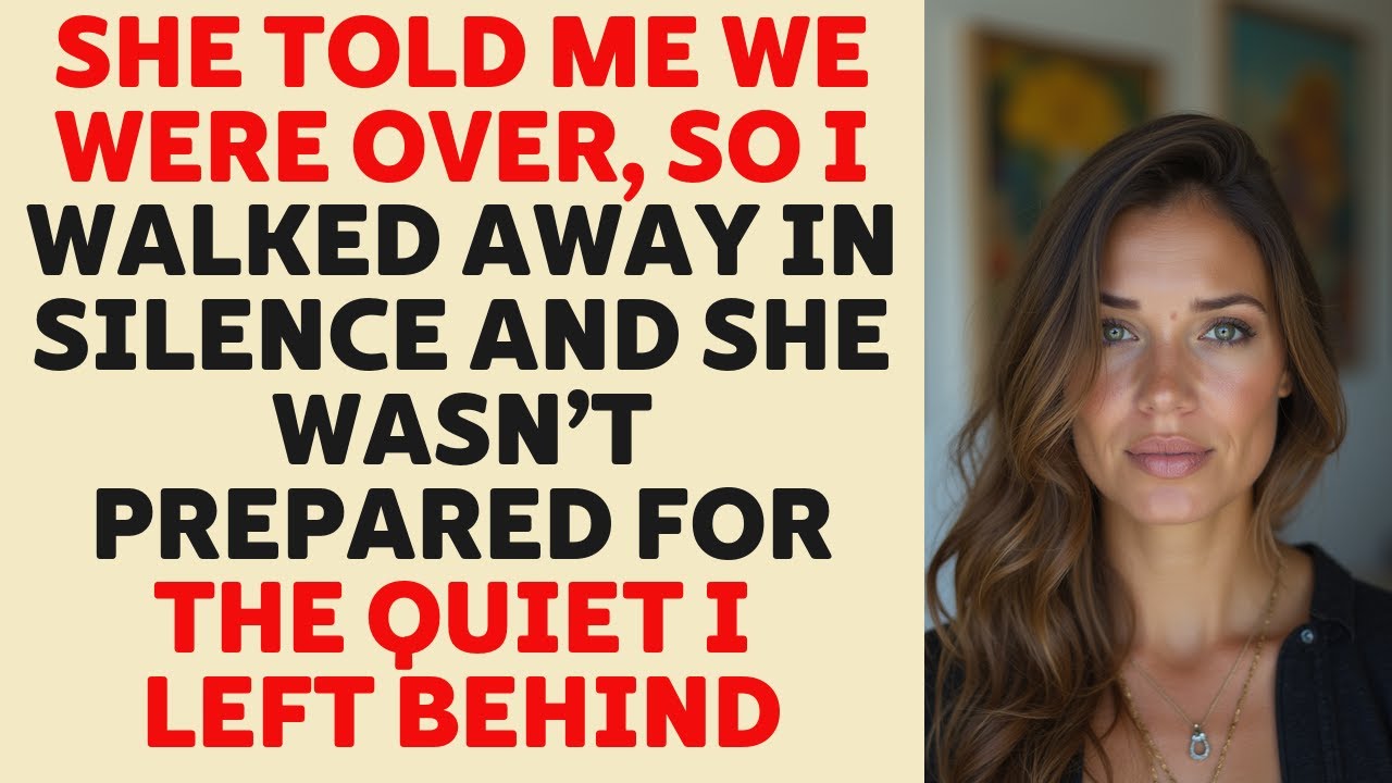 She Ended Us with One Line — But My Silent Departure Turned the Tables