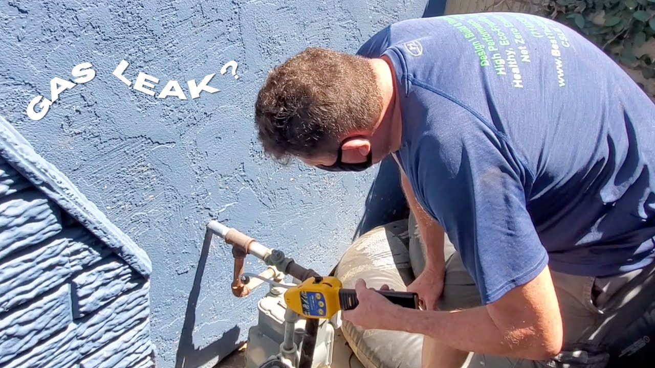 How to detect for a natural gas leak