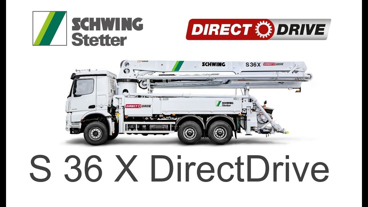 SCHWING-Stetter - Die Autobetonpumpe S 36 X DirectDrive von SCHWING