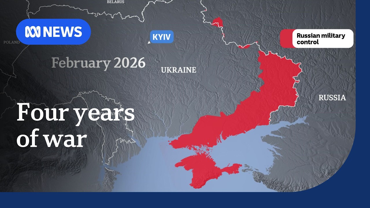 Four years of war in Ukraine: How it started and how it's going | ABC NEWS