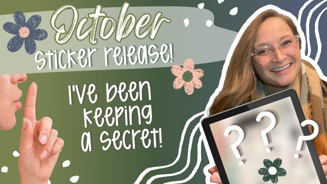 👻 October Digital Stickers | Haunted House Vibes | Goodnotes Stickers + Planner Release!! 🥳