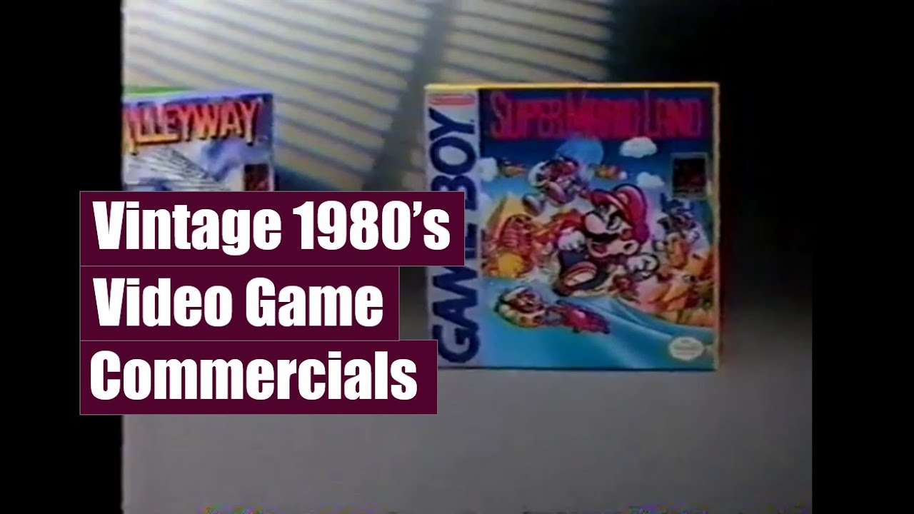 1980's Video Game Commercials Mega Collection | 1+ Hour of Video Game Nostalgia