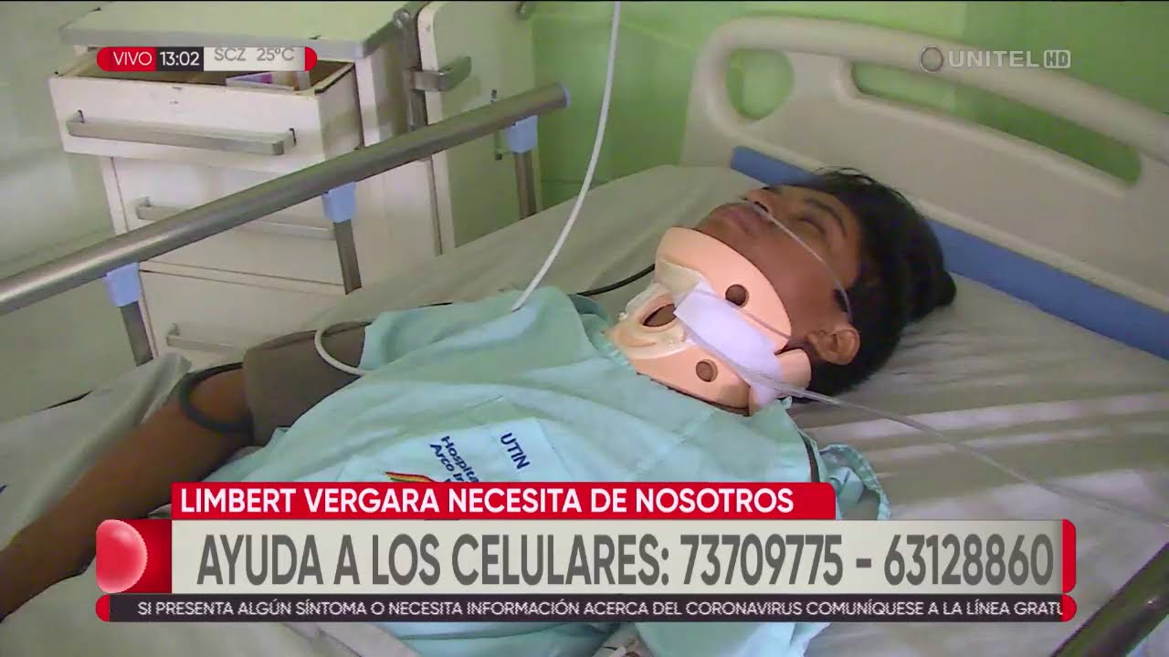 Un accidente cambi&oacute; la vida de Limbert, qued&oacute; cuadripl&eacute;jico y ahora debe depender de sus padres