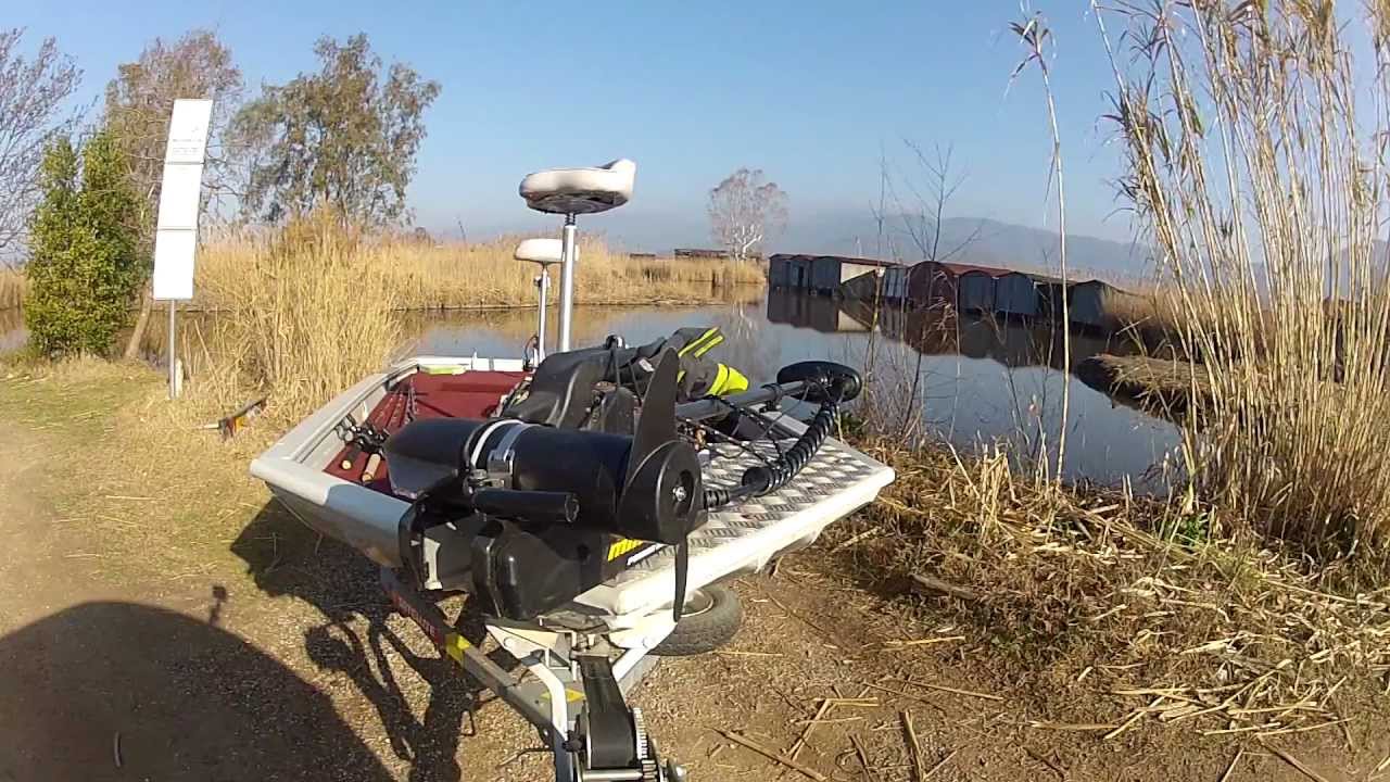 Bass fishing Massaciuccoli Lake Marzo (with GoPro Hero2)